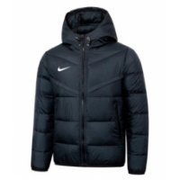 Найк спортивная куртка утеплённая чёрная 2023/24 Найк спортивная куртка утеплённая чёрная 2023/24