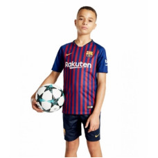 Барселона (Barcelona) домашняя детская форма 2018-2019