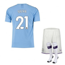 Манчестер Сити форма домашняя 2019/20 (футболка+шорты+гетры) Сильва 21