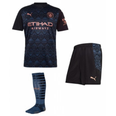 Манчестер Сити гостевая форма сезон 2020-2021 (футболка+шорты+гетры)