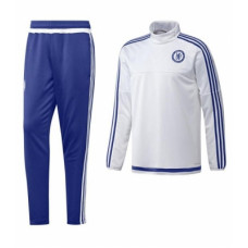 Тренировочный костюм Челси белый с синим сезон 2016-2017