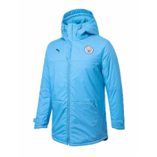 Манчестер Сити Куртка утепленная голубая Puma 2020-2021