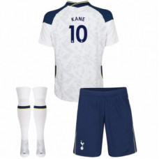 Детская домашняя форма Тоттенхэм 2020-2021 Гарри Кейна номер 10 (футболка + шорты + гетры)