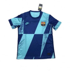 Барселона тренировочная футболка голубая 2021-2022