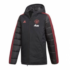 Куртка Манчестер Юнайтед стеганая черная Adidas 2019-2020