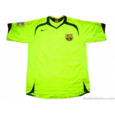 Барселона гостевая ретро-футболка 2005-2006