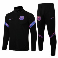 Барселона детский спортивный костюм 2021-2022 черный