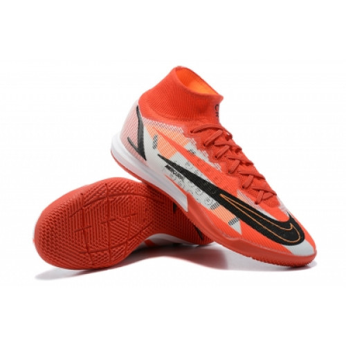 Футзалки Nike Superfly 8 носком оранжевые купить в Москве | интернет-магазин Goalmart