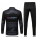 Манчестер Сити спортивный костюм 2022-2023 чёрно-серый