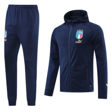 Сборная Италии спортивный костюм с капюшоном 2022-2023 тёмно-синий