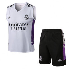 Реал Мадрид тренировочный комплект белый с фиолетовым 2022-2023