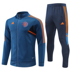 Манчестер Юнайтед детский спортивный костюм 2022-2023 синий