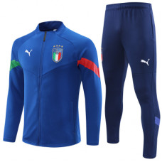 Сборная Италии детский спортивный костюм сезона 2022-2023 синий