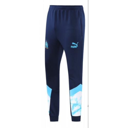 Манчестер Сити спортивные штаны синие с белым и голубым 2022-2023