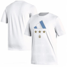 Сборная Аргентины повседневная хлопковая футболка 2022-2023 белая