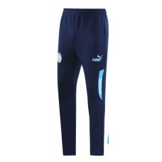 Манчестер Сити спортивные штаны синие с голубым 2022-2023
