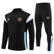 Манчестер Сити тренировочный костюм 2023-2024 чёрный