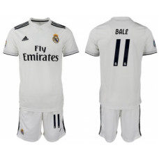 Домашняя детская форма футболка и шорты Реал Мадрид 11 Гарет Бейл - 2018/19