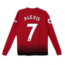 Футболка Манчестер Юнайтед домашняя сезон 2018/19 Алексис 7 с длинными рукавами