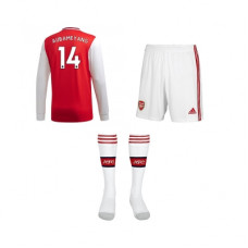 Домашняя форма Арсенал (Arsenal) с длинным рукавом 2019-2020 ОБАМЕЯНГ 14