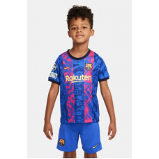 Барселона детская резервная форма 2021-2022