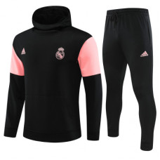 Реал Мадрид детский спортивный костюм 2023-2024 чёрный с розовым