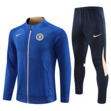 Челси спортивный костюм 2023-2024 синий с бежевым